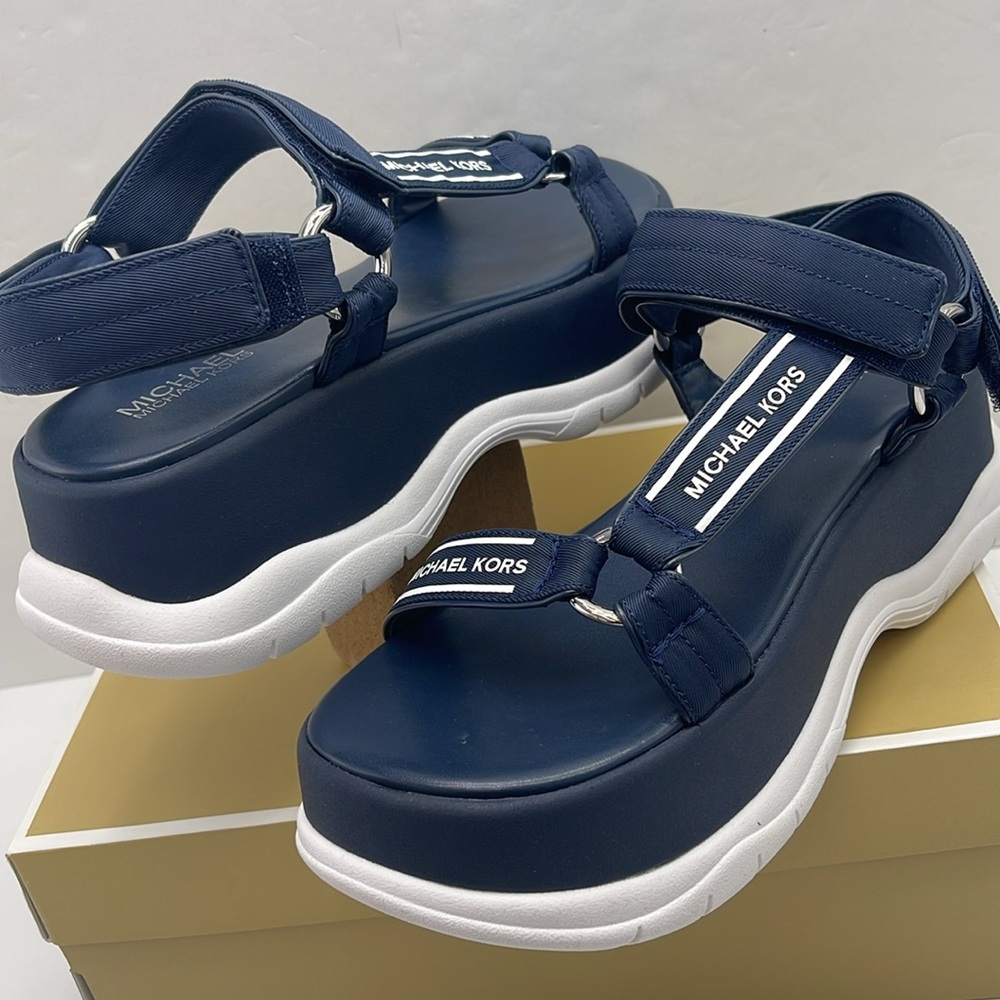 MICHAEL KORS Katrina Nylon Sport Sandal
Navy 
New - Picture 11 of 16